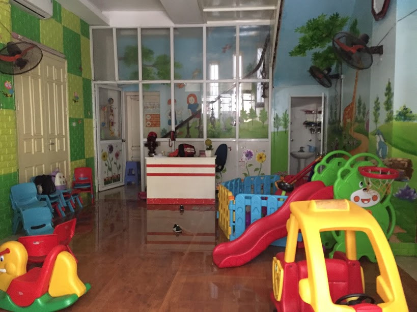 Hiện trường bên trong đám cháy trường mầm non Mặt Trời Vàng